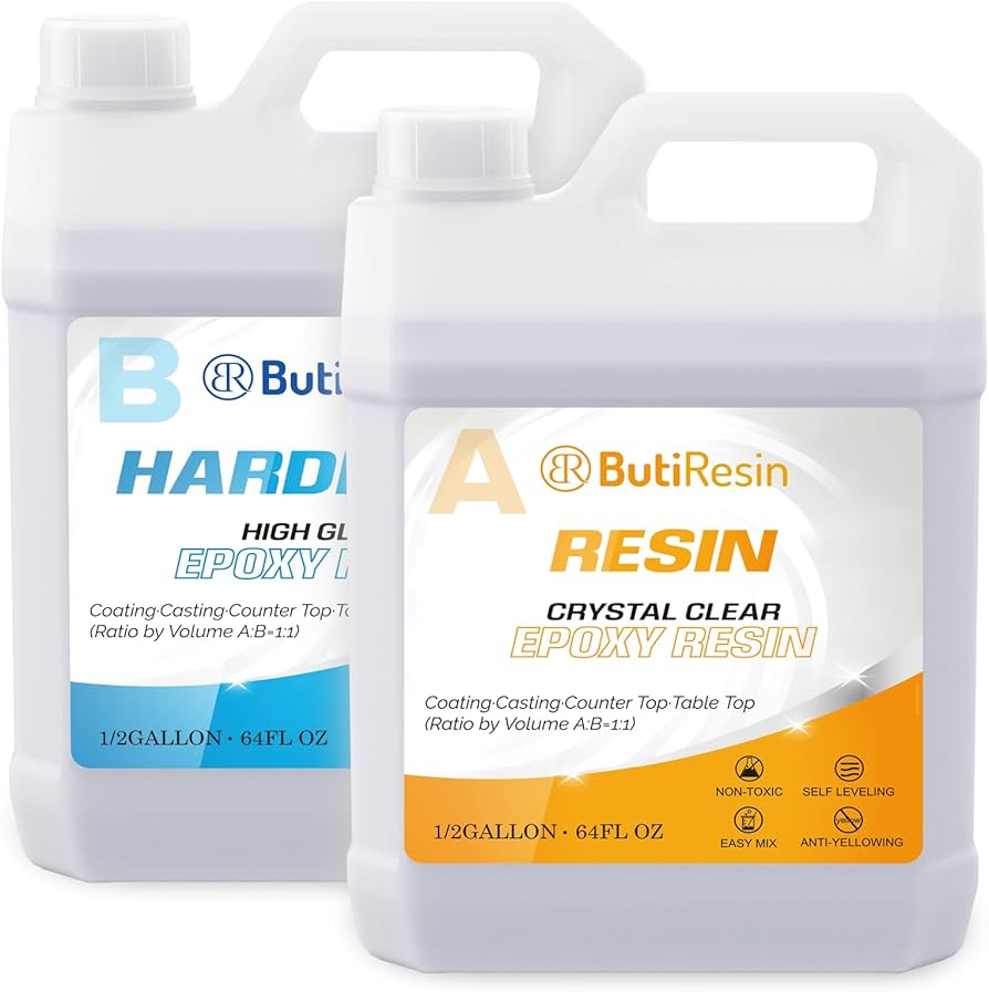 Amazon | ButiResin エポキシ樹脂 二液性レジン液 大容量 1 gallon/4.3